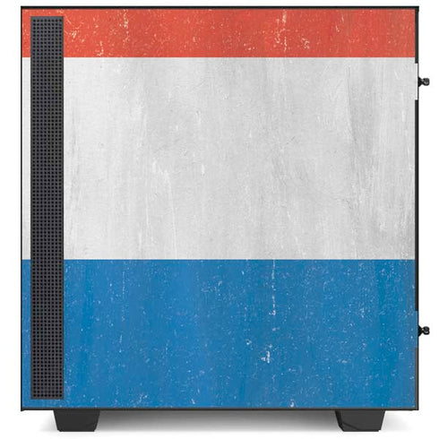 Netherlands Flag Distressed NZXT H510 Compact ATX Mid-Tower Case Skin